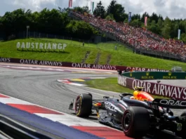 Sergio Pérez na prova de 2024 (Foto: Joerg Mitter / Red Bull Ring)