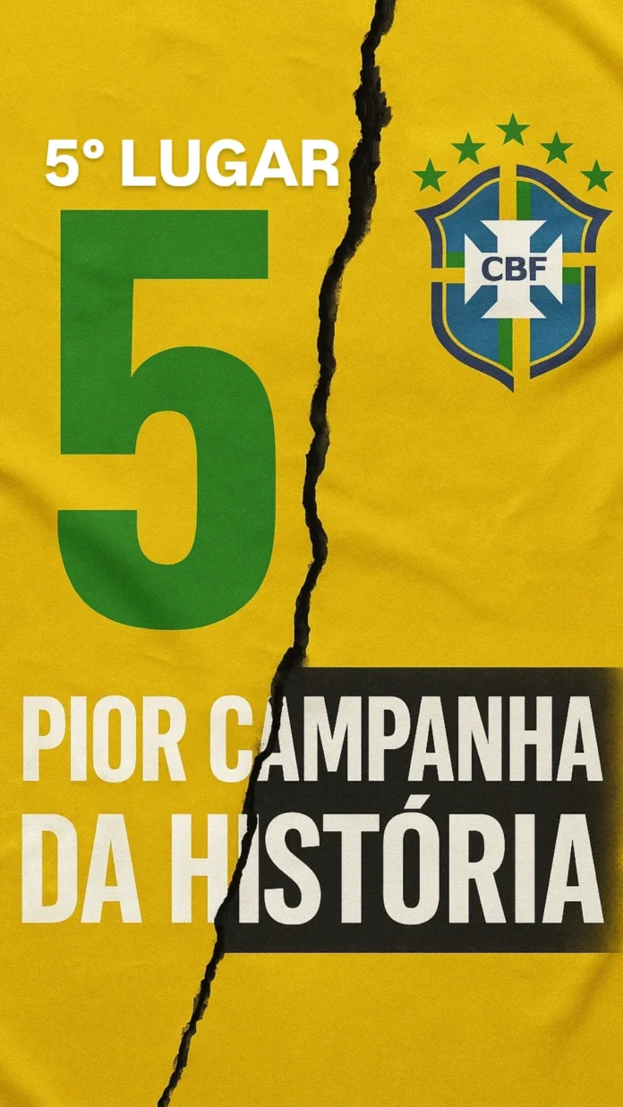 5° lugar nas eliminatórias