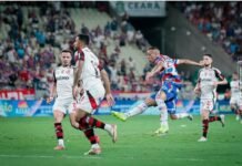 Fortaleza surpreende e vence o Flamengo, e se aproxima de escapar do Z-4