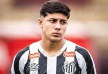 Promessa santista Kauã Miranda defenderá Portugal Sub-16 ao lado do filho de CR7