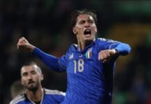 Itália vence a Moldávia, mas vê sonho da classificação direta ruir após vitória da Noruega