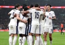 Invicta e já classificada, Inglaterra vence Sérvia e confirma hegemonia no grupo