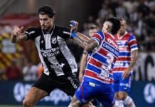 Ceará arranca empate no fim e complica o Fortaleza no Brasileirão