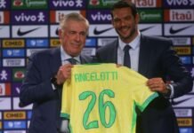Presidente da CBF confirma que tem renovação encaminhada com Ancelotti até a Copa de 2030