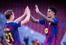 Barcelona vence o Levante e reassume à liderança do Campeonato Espanhol