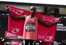 Sebastian Sawe bate recorde mundial como primeiro atleta a completar uma maratona em menos de duas horas