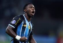 Grêmio não libera Amuzu para disputar amistoso por Gana