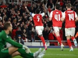 Arsenal vence o Atlético de Madrid em jogo apertado e vai à final da Champions League