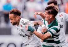 Santos é goleado pelo Coritiba e volta a se aproximar do Z-4 do Brasileirão
