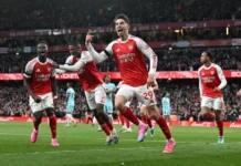 Arsenal vence o Burnley e fica a um passo do título da Premier League