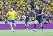 Com duas expulsões, Brasil perde para os Estados Unidos em amistoso feminino