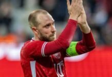 Eriksen se pronuncia após mal-estar em amistoso entre Dinamarca e Ucrânia