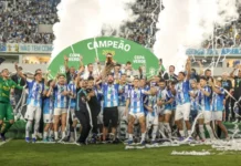 Com dois gols no acréscimos, Paysandu goleia o Anápolis e leva o título da Copa Verde