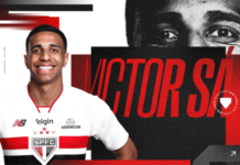 São Paulo anuncia a contratação do atacante Victor Sá