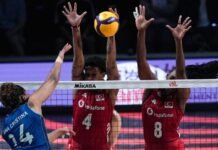 Brasil perde para a Turquia de virada e fica com o vice da VNL feminina