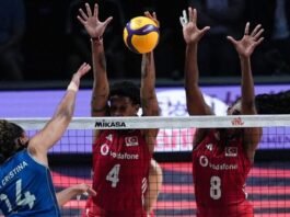 Brasil perde para a Turquia de virada e fica com o vice da VNL feminina