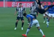Atlético-MG denuncia Kaio Jorge ao STJD após entrada em Ruan Tressoldi