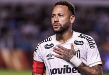Neymar está fora do clássico entre Palmeiras e Santos na Copa do Brasil