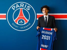 PSG anuncia a contratação do meia-atacante Maghnes Akliouche por 50 milhões de euros