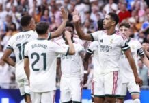 Real Madrid goleia o Málaga com tranquilidade e assume a liderança do Campeonato Espanhol